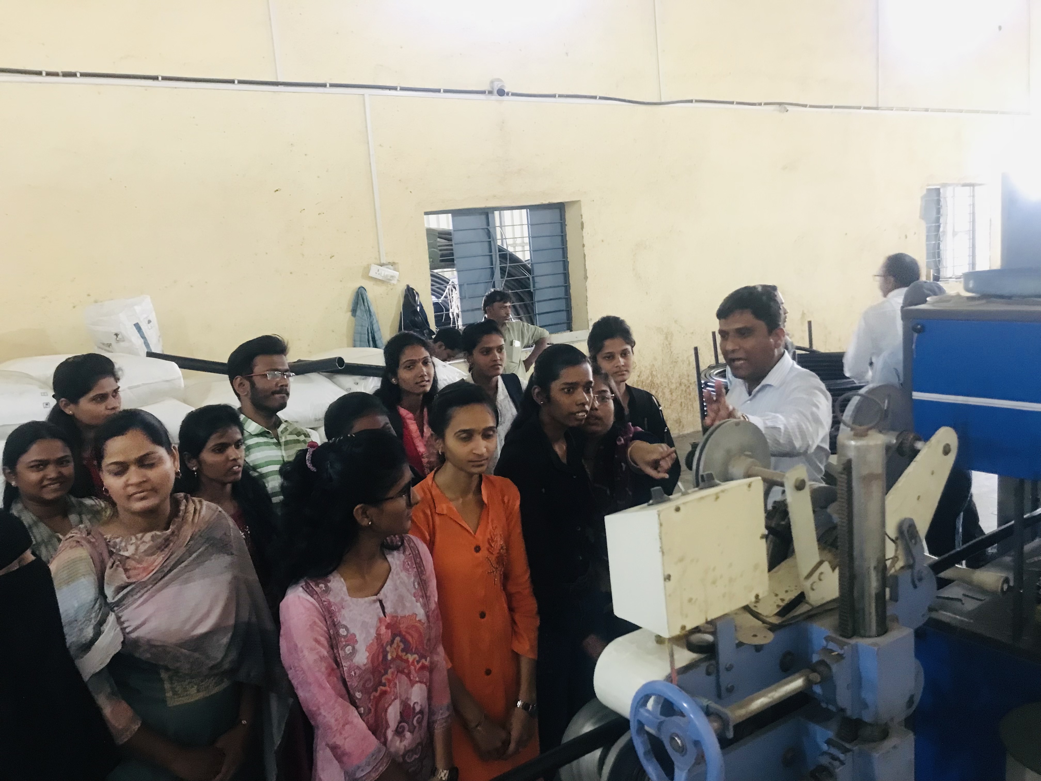 2.Industrial Visit at Dhanvi Polymers Industry